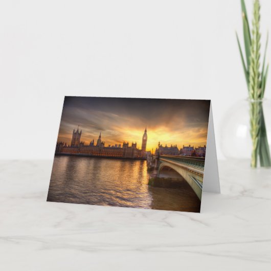 Carte Les monuments | Big Ben & Chambres du Parlement (Devant)