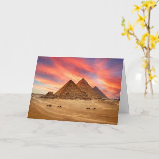 Carte Les monuments | Les grandes pyramides (Fleur jaune)