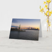Carte Les monuments | Statue de la Liberté NYC (Fleur jaune)