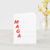 Carte Les Morons dirigent l'Amérique contre Trump (Fleur jaune)