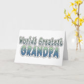 Carte Les mots du grand-père le plus grand du monde (Fleur jaune)