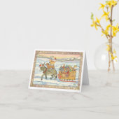 Carte Les Musiciens de Brême (Fleur jaune)