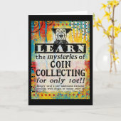 Carte Les mystères de la collecte de pièces - Funny Vint (Fleur jaune)