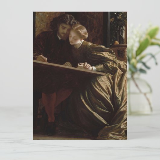 Carte Les Noces de l'artiste (de Frederic Leighton) (Debout devant)