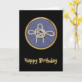 Carte Les noeuds de la mer (Fleur jaune)