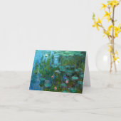 Carte Les nymphéas de Claude Monet (Fleur jaune)