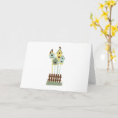 Carte Les oiseaux (Fleur jaune)