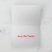 Carte Les oiseaux d'une plume se rassemblent pour saluer (Intérieur)