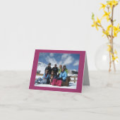 Carte Les oiseaux émigrent des sud (Fleur jaune)