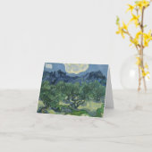 Carte Les oliviers - Van Gogh (Fleur jaune)