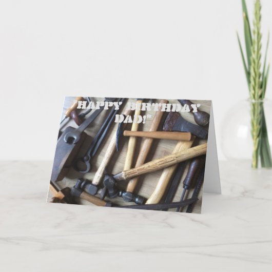 Carte Les outils de mon père (Devant)