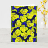 Carte Les panneaux se portent bien bientôt (Fleur jaune)