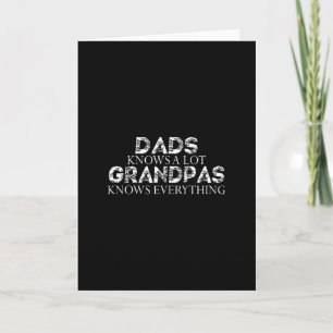 Carte Les papas connaissent beaucoup