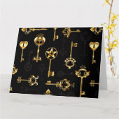 Carte Les Patters de Seamless avec Golden Keys (Fleur jaune)