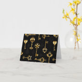 Carte Les Patters de Seamless avec Golden Keys (Fleur jaune)