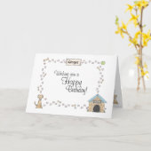 Carte Les pattes de chien (Fleur jaune)