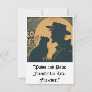 Carte "Les pattes et les potes : Amis de la vie, Fourrur