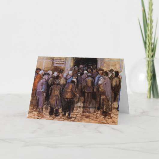 Carte Les pauvres et l'argent par Vincent van Gogh (Devant)