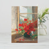 Carte Les pavots par la fenêtre | Olga Wisinger-Florian (Debout devant)