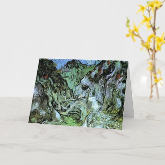 Carte Les Peiroulets Ravine par Vincent van Gogh (Fleur jaune)