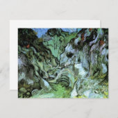 Carte Les Peiroulets Ravine par Vincent van Gogh (Devant / Derrière)