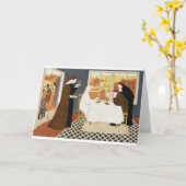 Carte Les pèlerins d'Emmaüs, Maurice Denis (Fleur jaune)