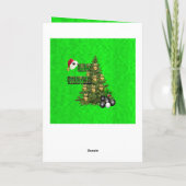 Carte Les pelouses Joyeuses fêtes de Noël, (Dos)