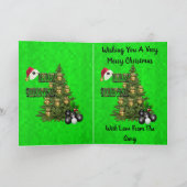 Carte Les pelouses Joyeuses fêtes de Noël, (Intérieur)