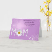 Carte Les pétales de marguerite de maman (Fleur jaune)