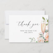 Carte Les Pétales Et Le Merci De Fête des mariées De Pro (Devant)