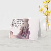 Carte Les Petits Garçons Deviennent... (Fleur jaune)
