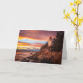 Carte Les phares | Parc national Acadia Maine (Fleur jaune)