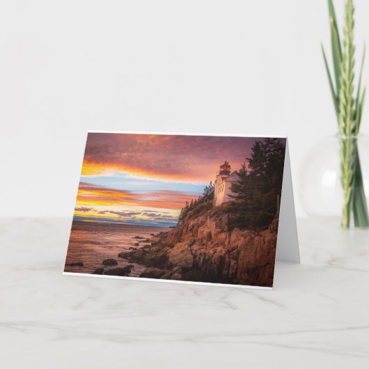 Carte Les phares | Parc national Acadia Maine (Devant)