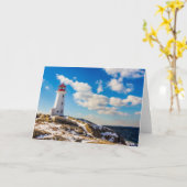 Carte Les phares | Peggy's Cove Nouvelle-Écosse (Fleur jaune)