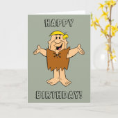 Carte Les Pierrafeu | Barney Rubble (Fleur jaune)