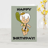 Carte Les Pierrafeu | Brouble Bamm-Bamm (Fleur jaune)