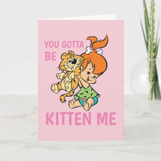 Carte Les Pierrafeu | Galets et son tigre (Devant)