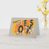 Carte Les Pierrafeu | Tout le monde Rock (Fleur jaune)