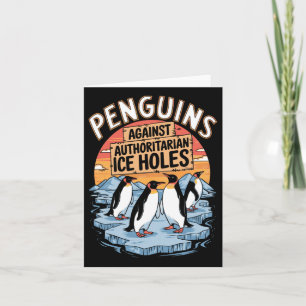 Carte Les Pingouins Contre Les Trous De Glace Autoritair