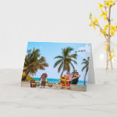 Carte Les pirates à Noël (Fleur jaune)
