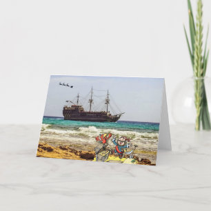 Carte Les pirates à Noël