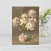 Carte Les pivoines dans un vase | Charles Ethan Porter (Debout devant)