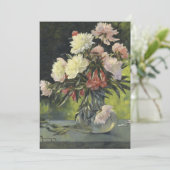 Carte Les pivoines | Gunnar Gunnarsson Wennerberg (Debout devant)