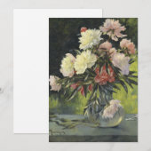 Carte Les pivoines | Gunnar Gunnarsson Wennerberg (Devant / Derrière)