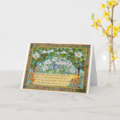 Carte Les pluies sont finies et allées (Fleur jaune)