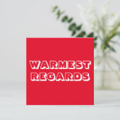 Carte Les plus chauds Regards chauds Regards rouge blanc (Debout devant)
