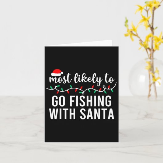 Carte Les Plus Probables À Noël Chemise Correspondant Fa (Fleur jaune)