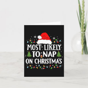 Carte Les Plus Susceptibles De Faire La Sieste À Noël Dr