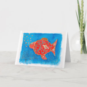 Carte Les poissons peuvent aussi tomber amoureux.