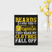 Carte Les Portes De Mens Sont Comme Tequila Ils Fabrique (Fleur jaune)